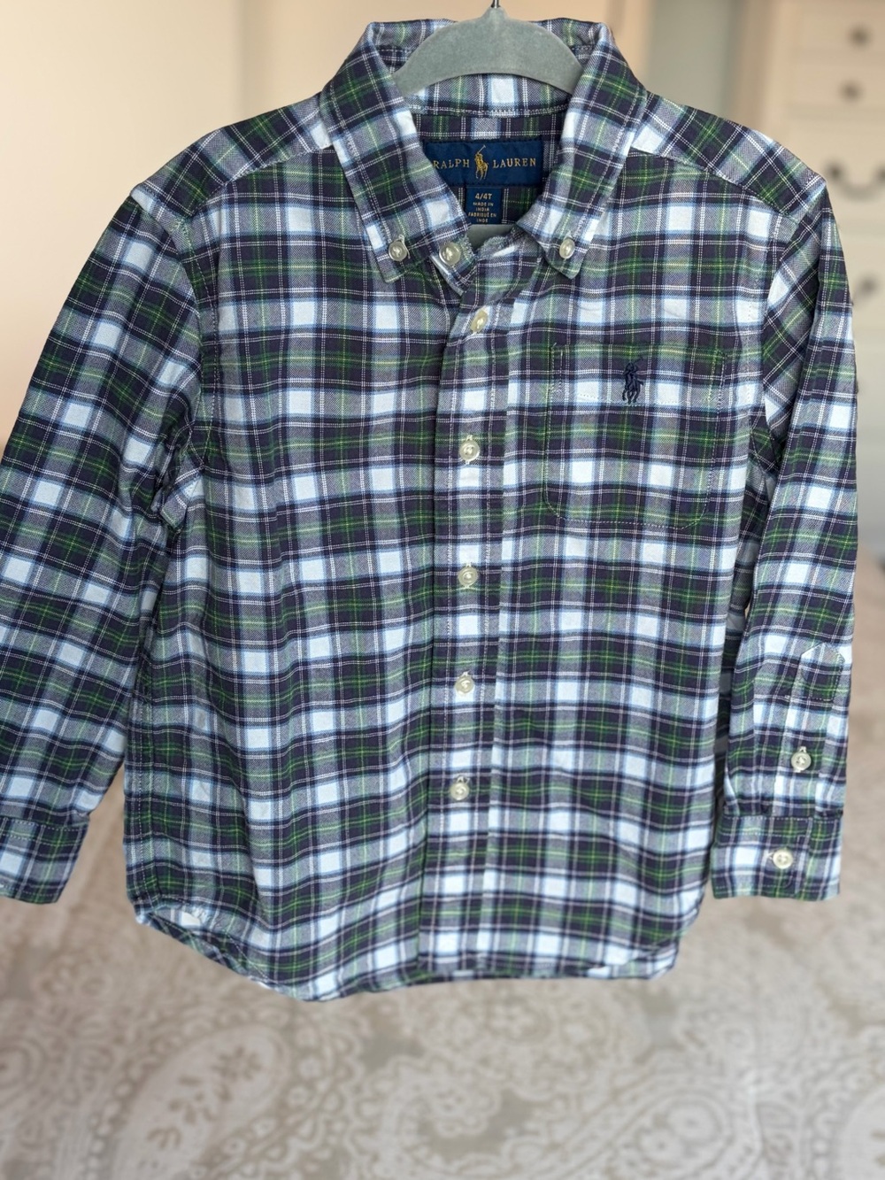 4T Ralph Lauren | Plaid Button-Down Shirt